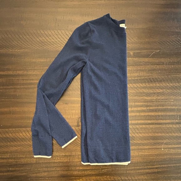 Club Monaco crew neck sweater. Merino wool. Navy blue. Size XS - Picture 4 of 6